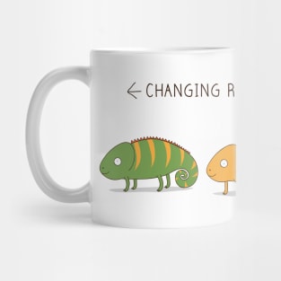 changing chameleon Mug